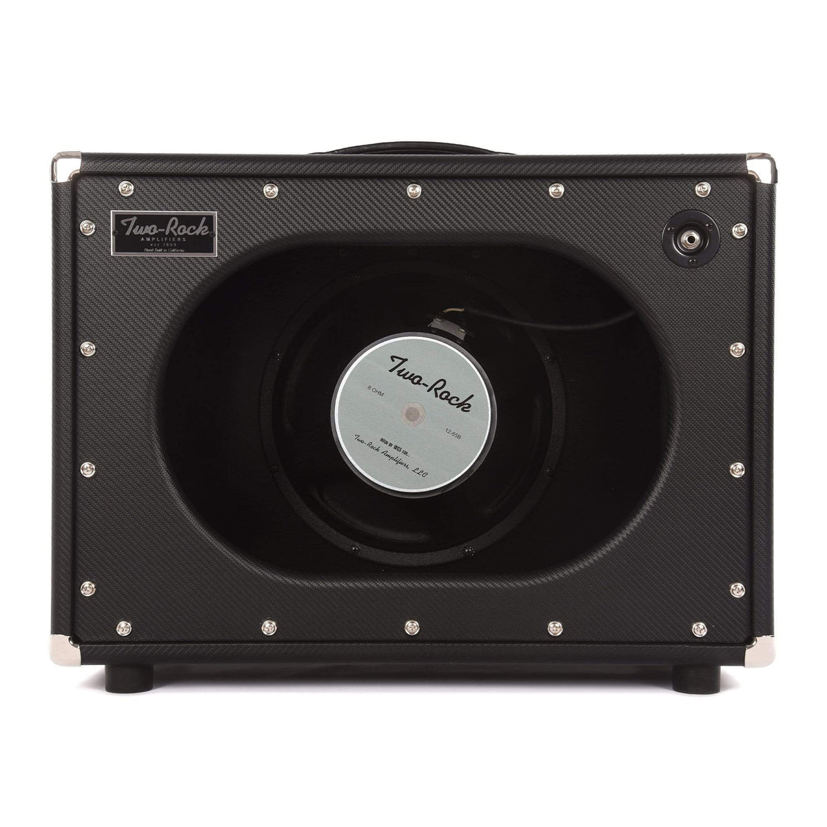 Two Rock 1x12 Oval Open Cabinet Carbon Fiber Tolex w/TR12-65B - View 3 | MusicMarket