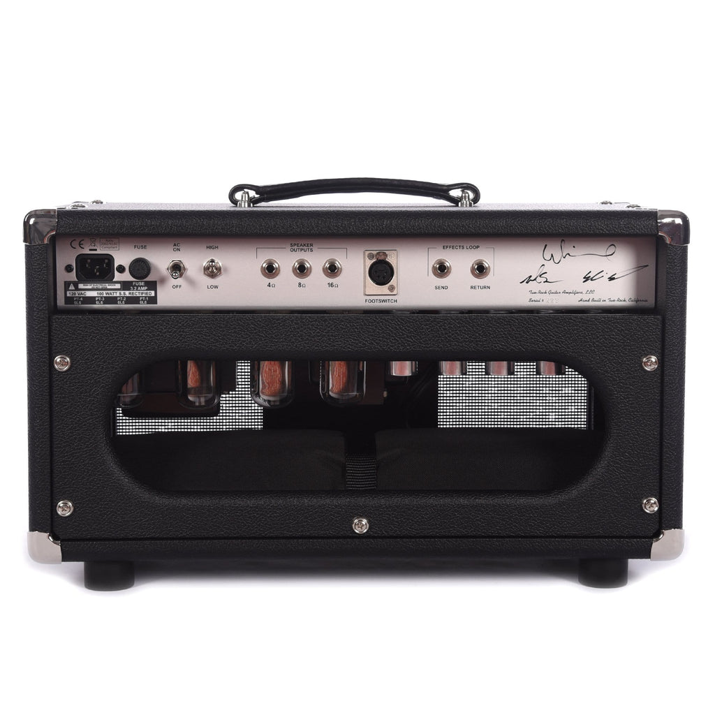 Two Rock Classic Reverb Signature Silver Anodized 100w Head w/Footswitch & Silver Skirted Knobs - View 3 | MusicMarket