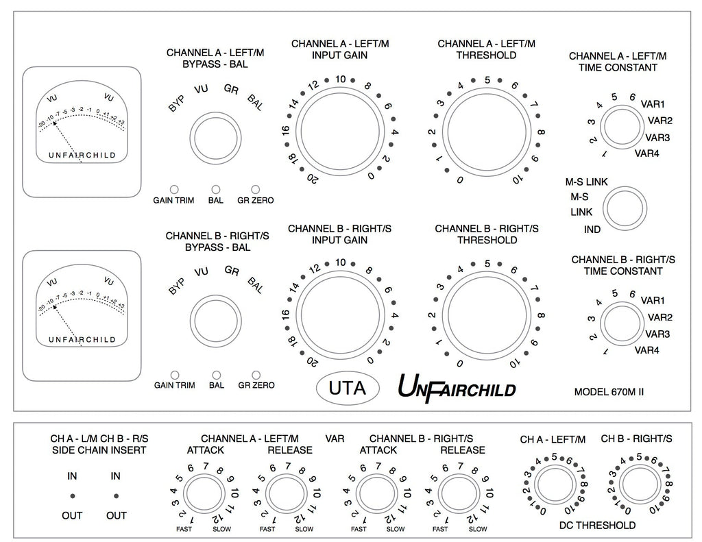UnderTone Audio UnFairchild 670M II Stereo Tube Compressor - View 5 | MusicMarket
