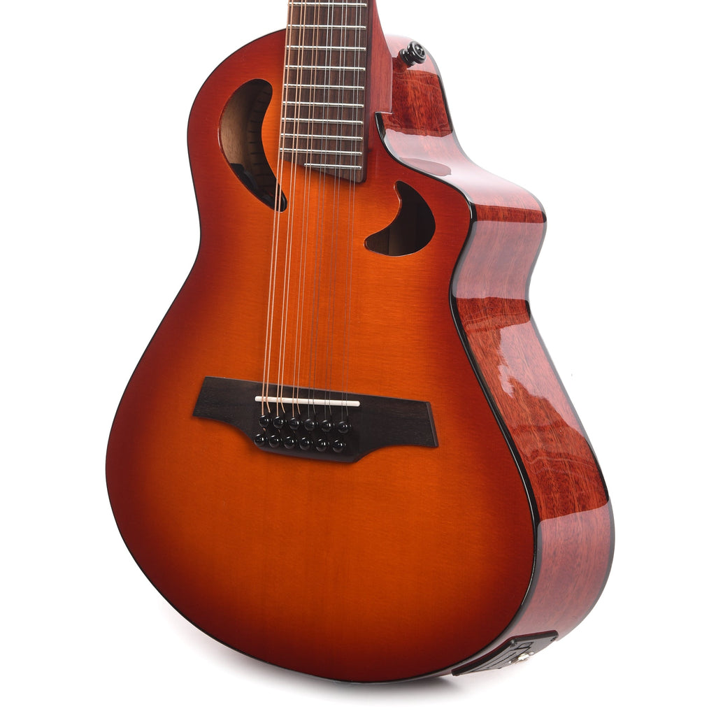 Veillette Avante Series Gryphon 18.13" Scale D-Tuned 12-String Acoustic-Electric Tobacco Burst w/Premium Gig Bag &