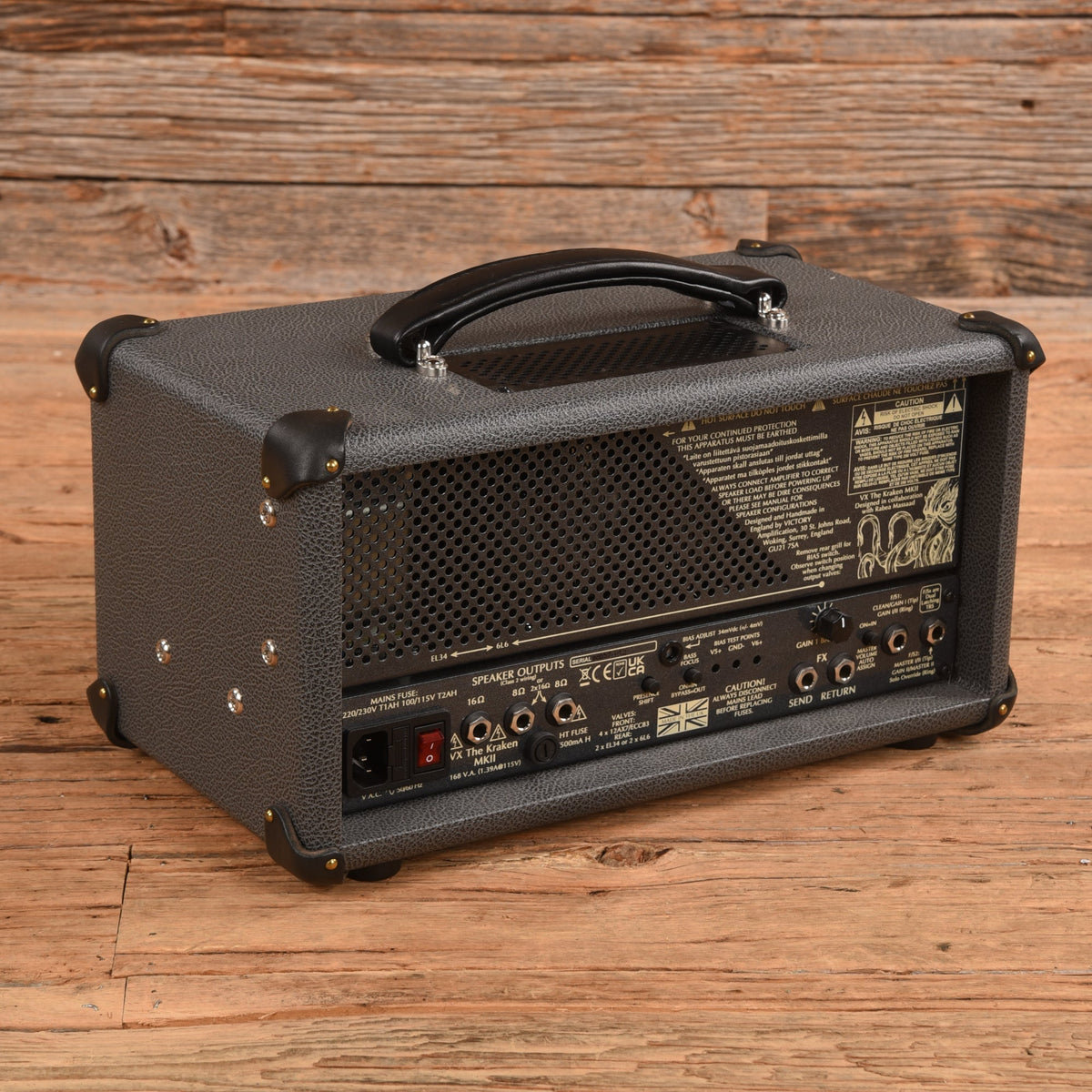 Victory VX The Kraken MKII Compact 2-Channel 50-Watt Guitar Amp Head - View 2 | MusicMarket