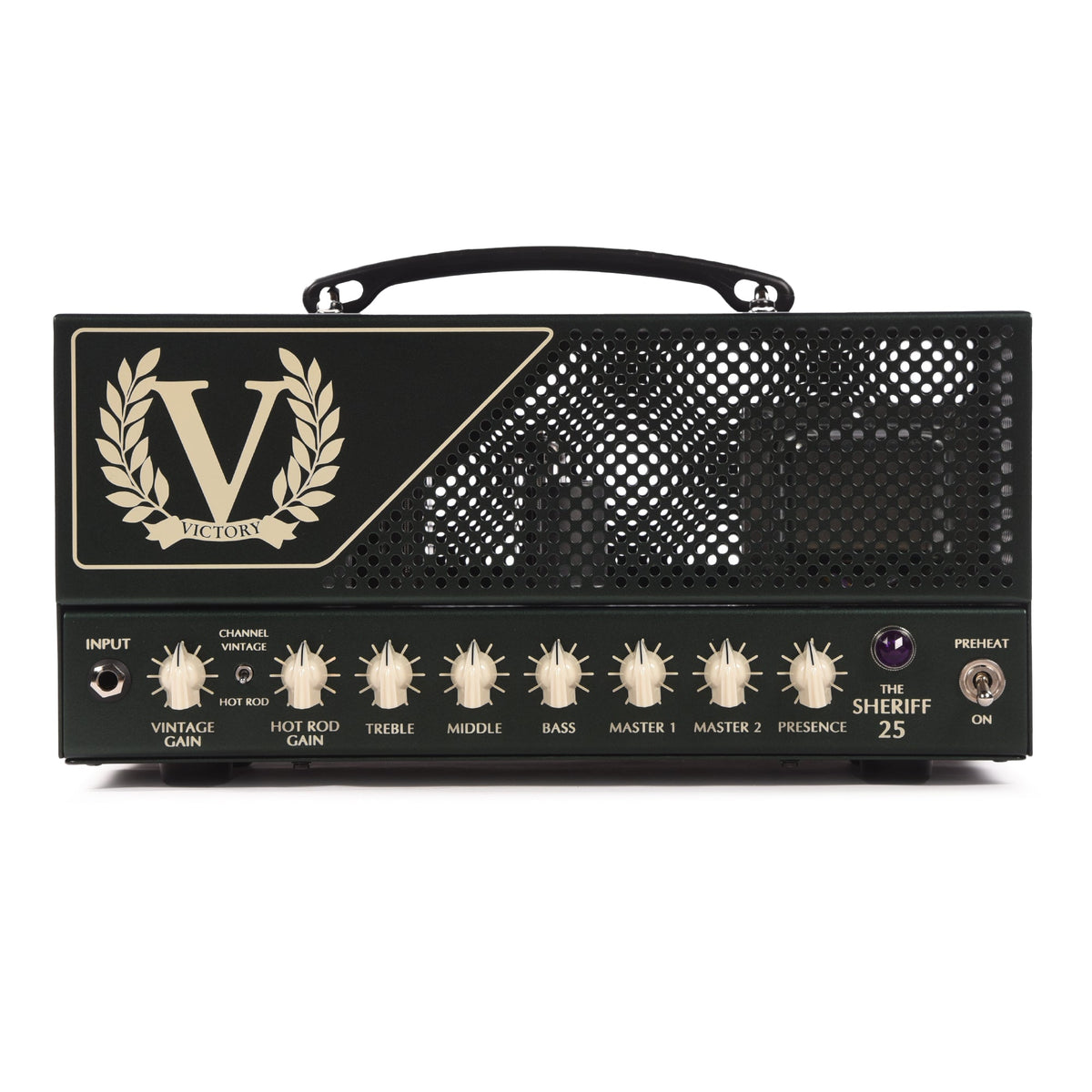Victory Sheriff 25 Luchbox Head Limited Edition Green - MusicMarket