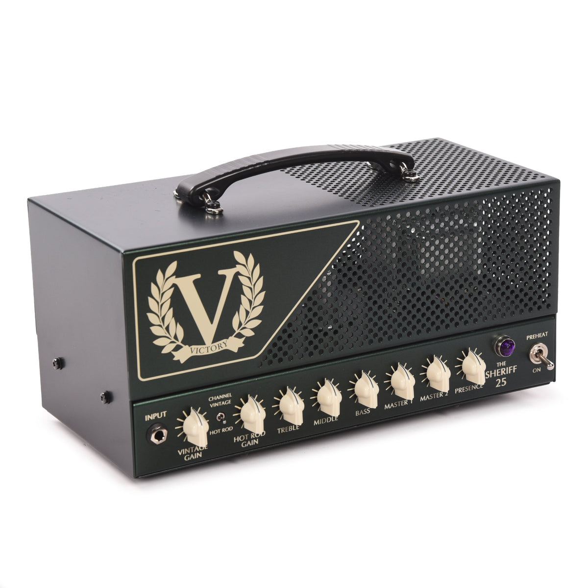 Victory Sheriff 25 Luchbox Head Limited Edition Green - View 2 | MusicMarket