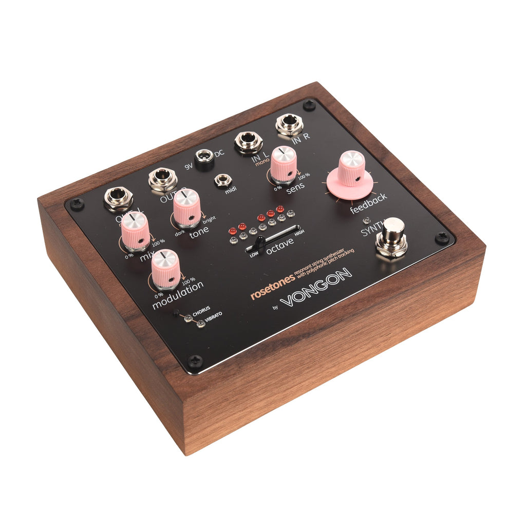 Vongon Rosetones Resonant String Synthesizer Effects Pedal - View 2 | MusicMarket
