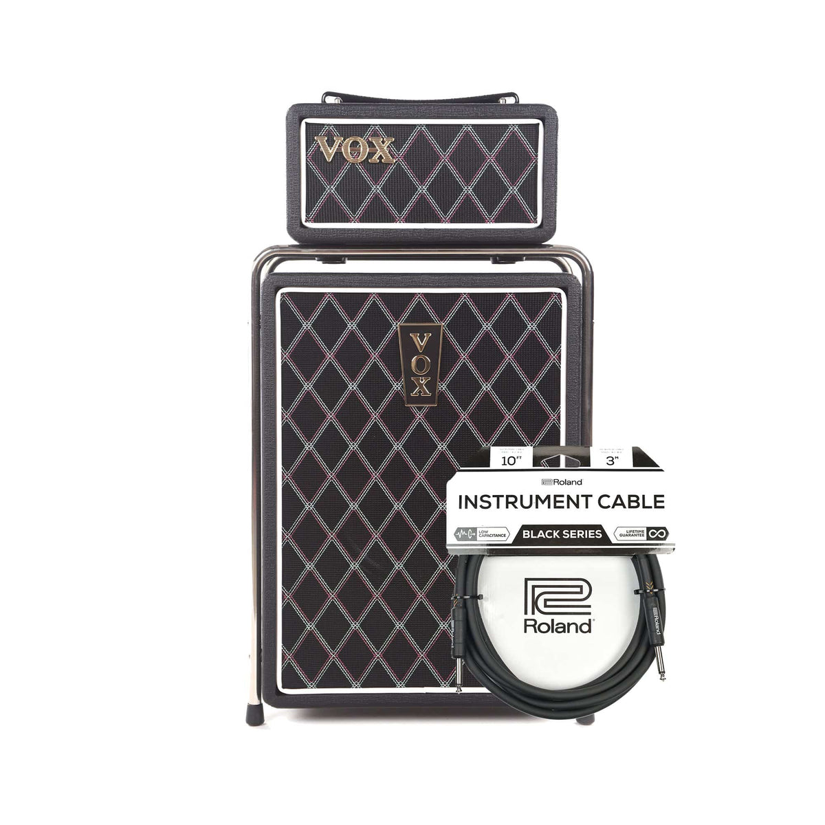 Vox MSB50BA Mini Superbeetle 50W Bass Amplifier Cable Bundle - MusicMarket