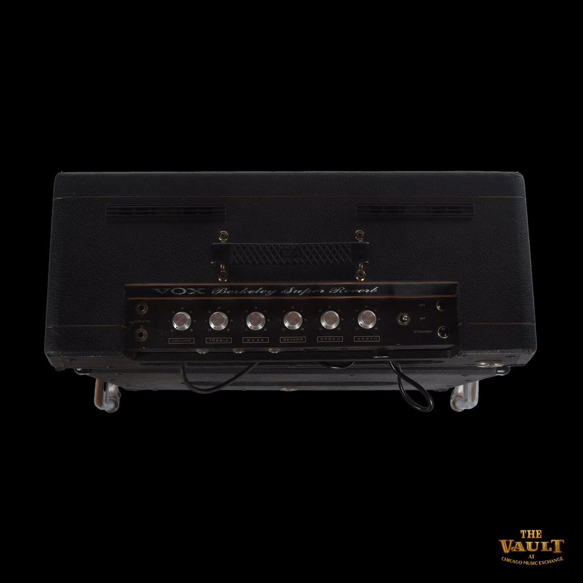 Vox Berkely Super Reverb Head and Cabinet on Trolley 1960s - View 3 | MusicMarket