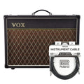 Vox AC15C 15w 1x12 Combo Cable Bundle - MusicMarket