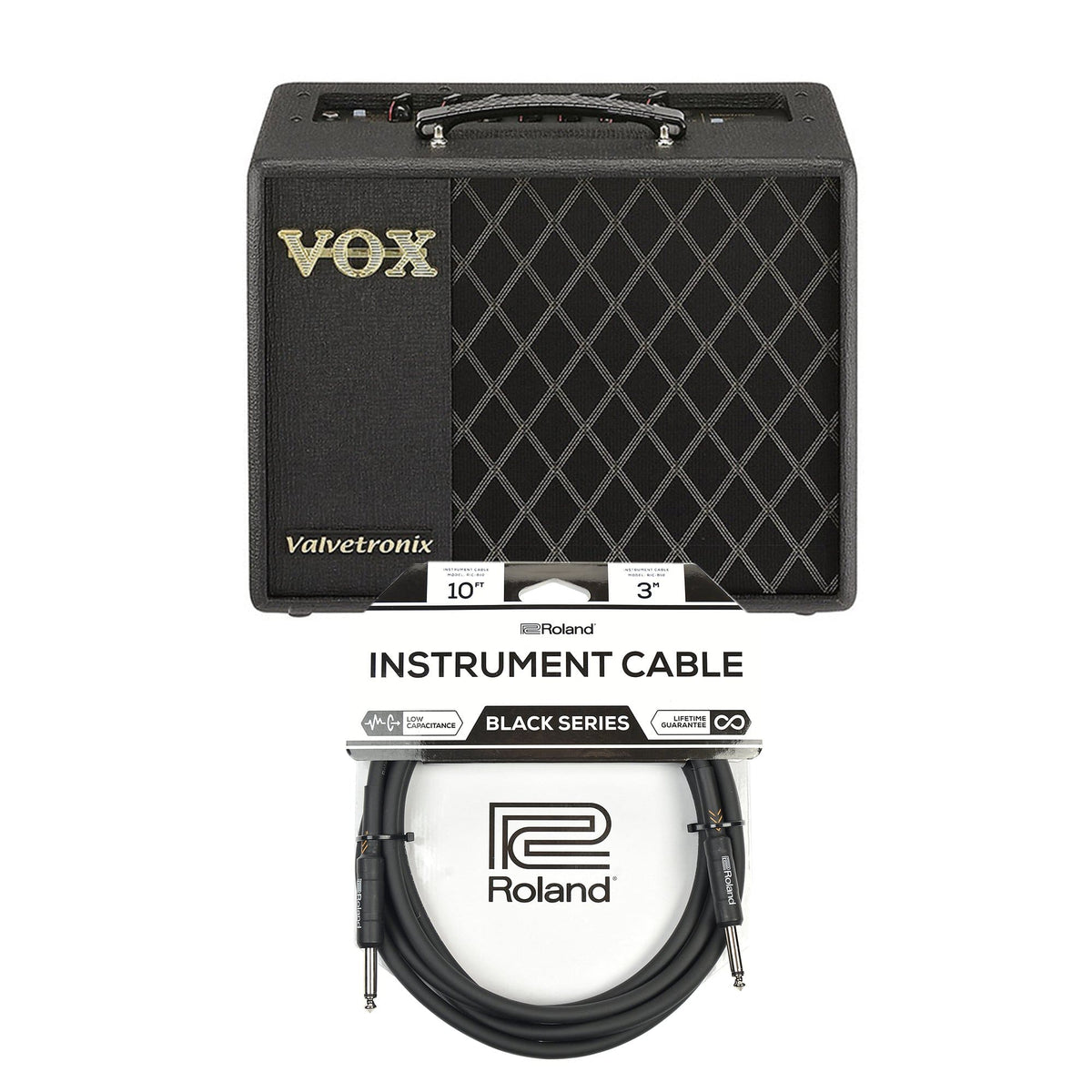 Vox VT20X 20W 1x8" Combo Cable Bundle - MusicMarket