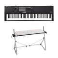 Vox Limited Edition Continental Performance Synthesizer 73-Key Black and FREE Continental Keyboard Stand Bundle -