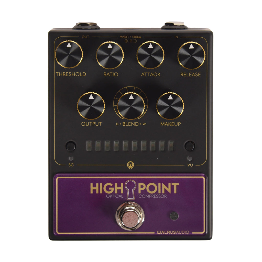 Walrus Highpoint Optical Compressor Pedal - MusicMarket