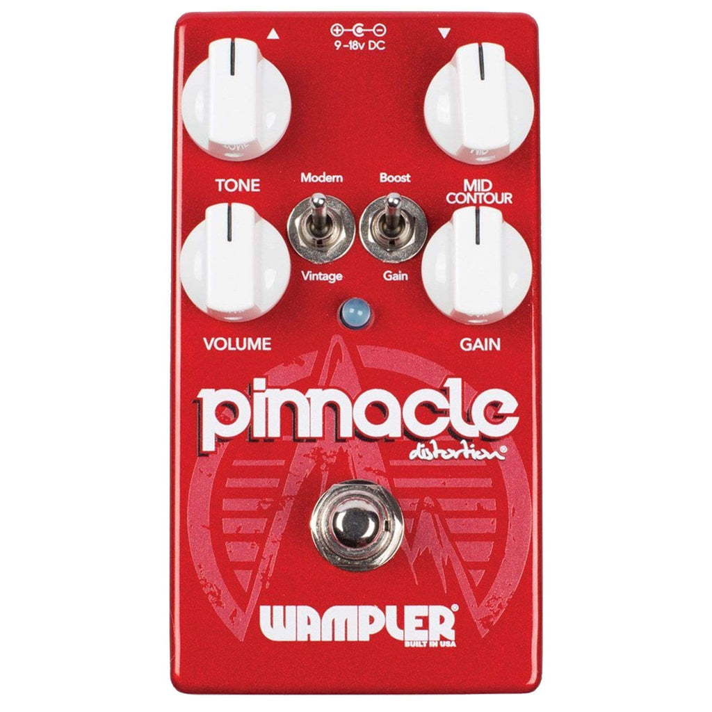 Wampler Pinnacle Distortion Bundle w/ Truetone 1 Spot Space Saving 9v Adapter - View 2 | MusicMarket