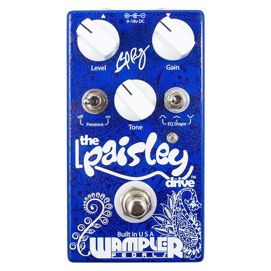 Wampler Paisley Drive v2 Bundle w/ Truetone 1 Spot Space Sacing 9v Adapter - View 2 | MusicMarket