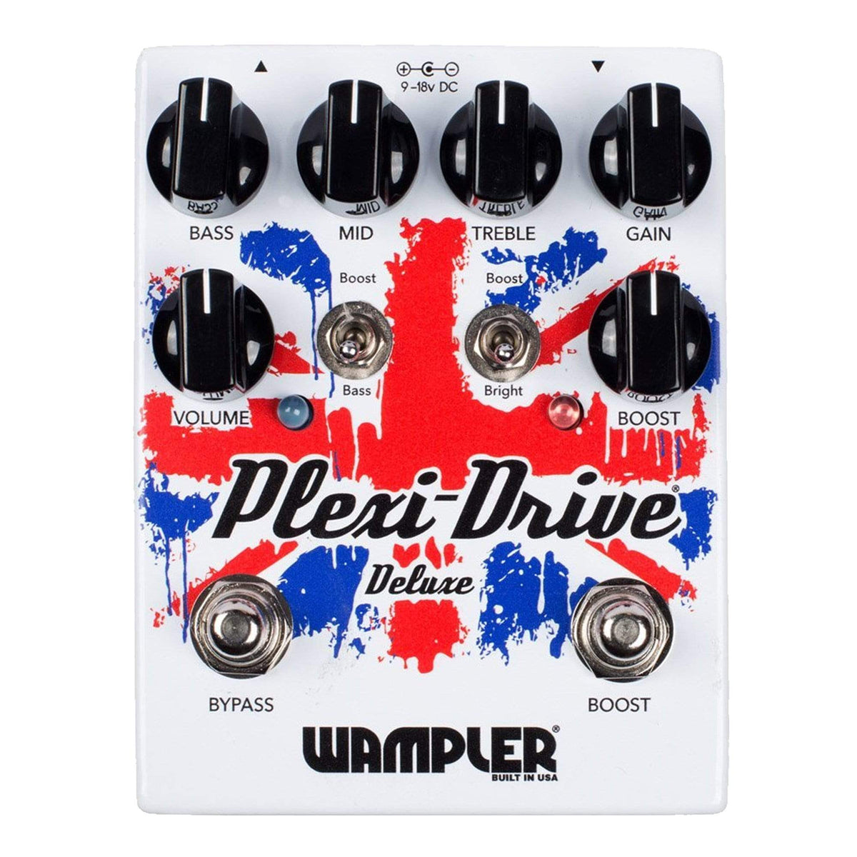 Wampler Plexi Drive Deluxe Bundle w/ Truetone 1 Spot Space Saving 9v Adapter - View 2 | MusicMarket