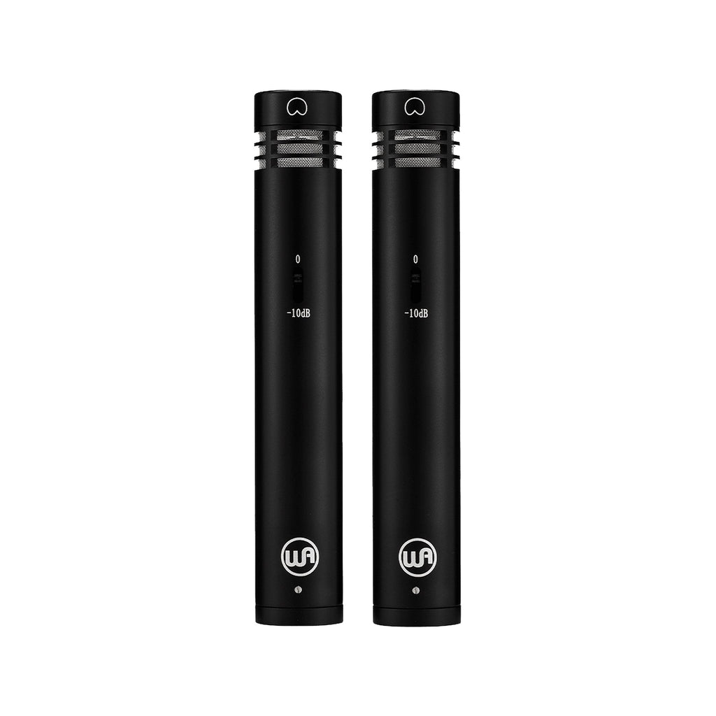 Warm Audio WA-84 Small-Diaphragm Condenser Microphone Stereo Pair Black - MusicMarket