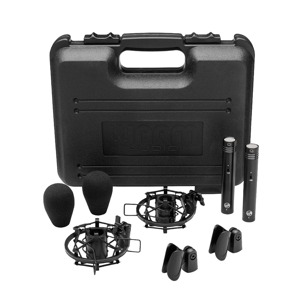 Warm Audio WA-84 Small-Diaphragm Condenser Microphone Stereo Pair Black - View 2 | MusicMarket