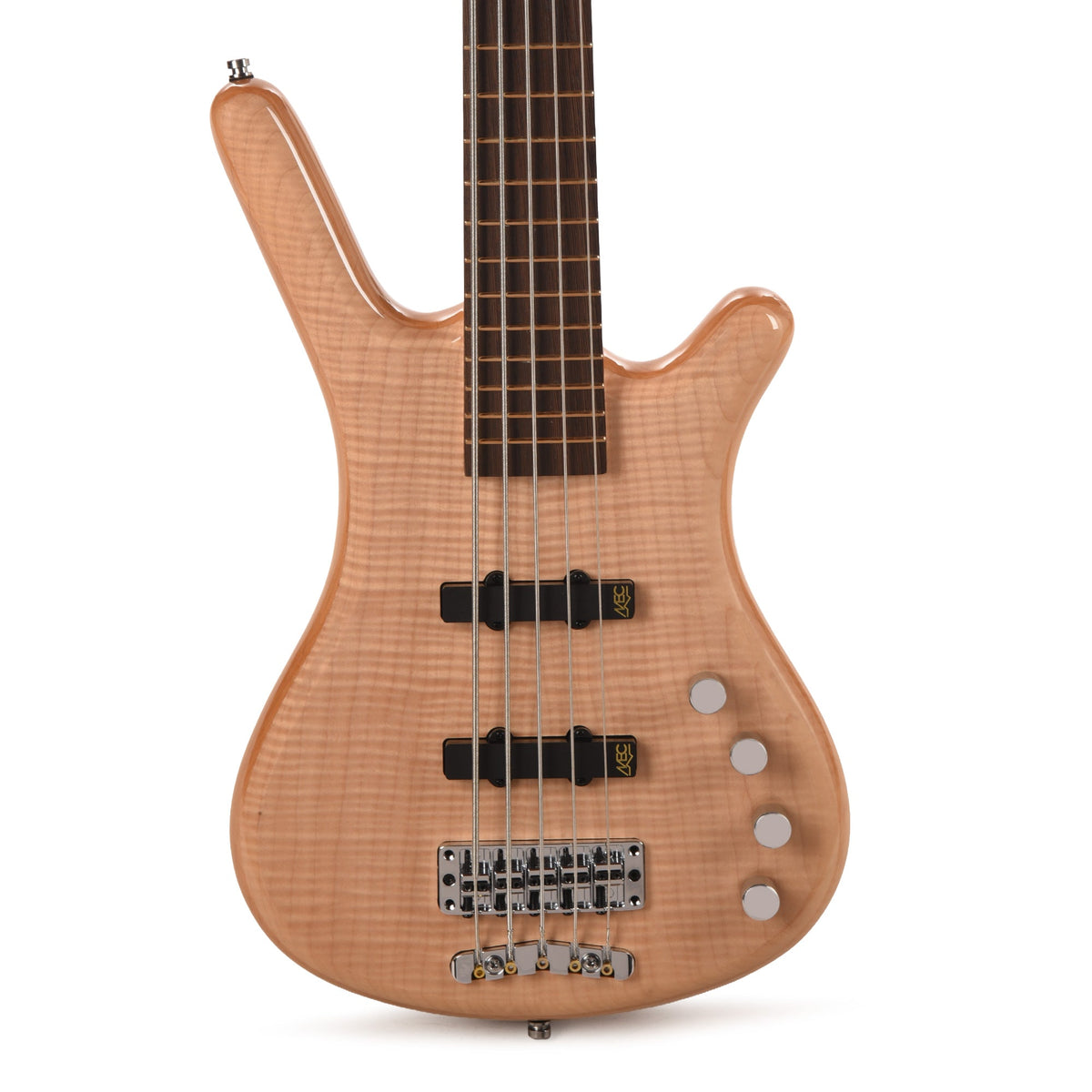 Warwick RockBass Corvette Premiuim 5-String Bass Natural Transparent High Polish - View 2 | MusicMarket