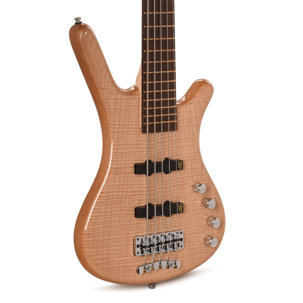 Warwick RockBass Corvette Premiuim 5-String Bass Natural Transparent High Polish - MusicMarket