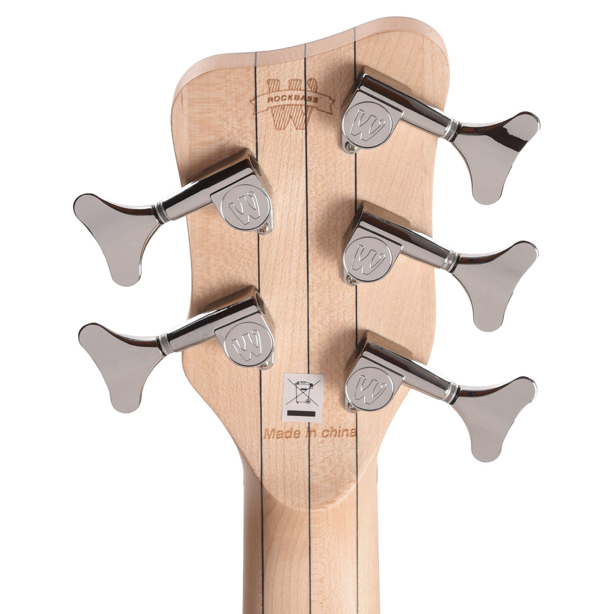 Warwick RockBass Corvette Premiuim 5-String Bass Natural Transparent High Polish - View 7 | MusicMarket