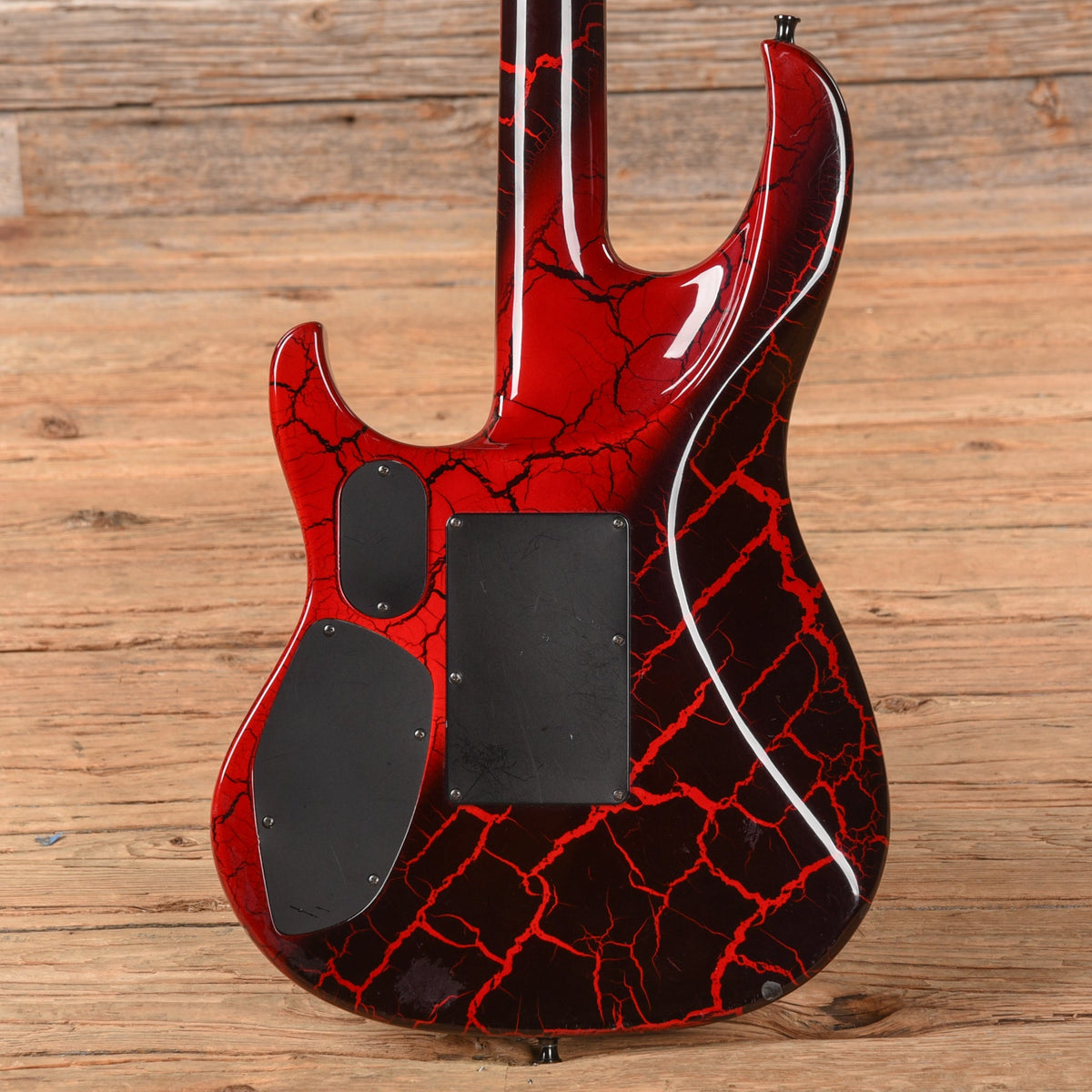 Washburn EC29 Spitfire Red Crackle 1988 - View 3 | MusicMarket