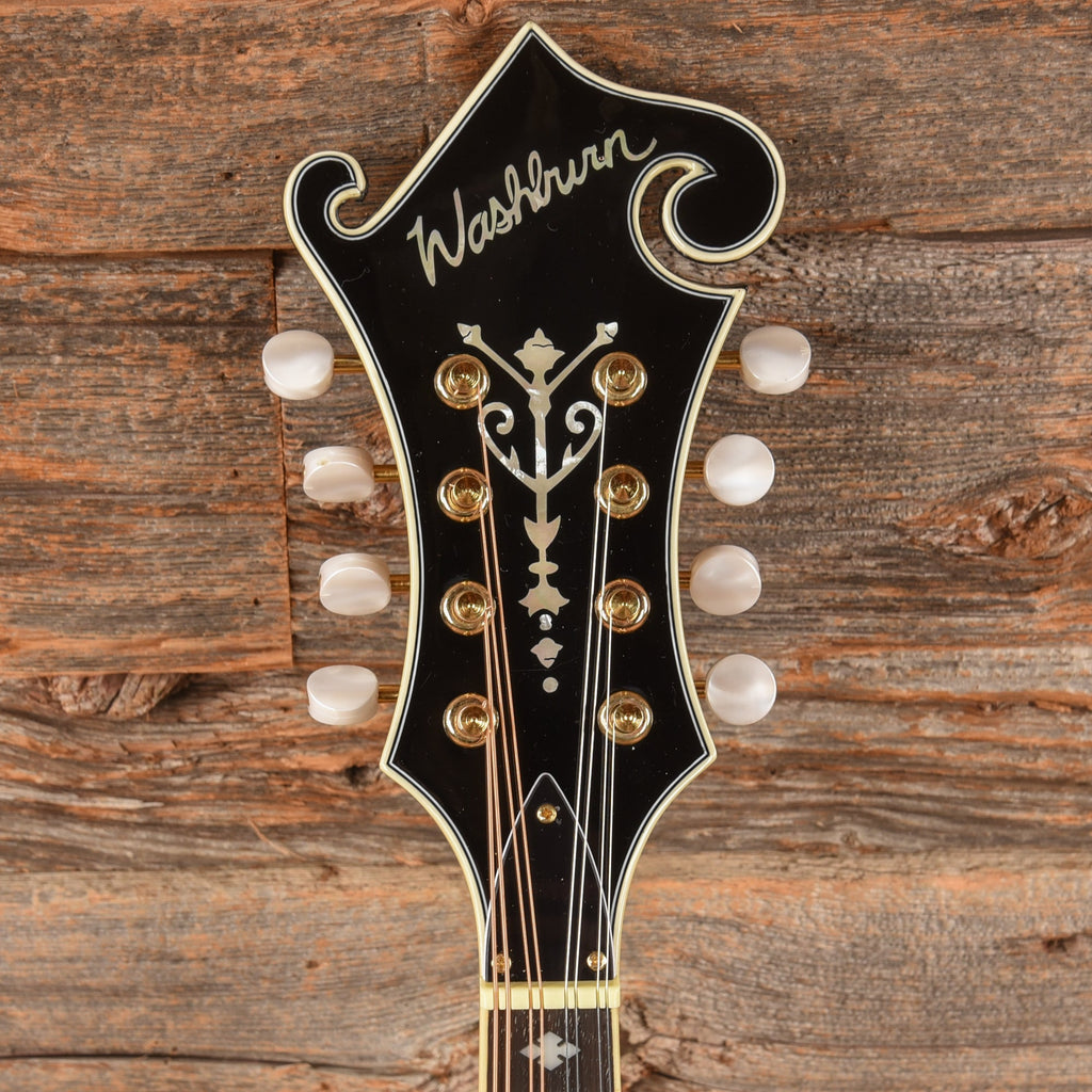 Washburn M3SWK Bluegrass F-Style Mandolin Sunburst 2014 - View 6 | MusicMarket