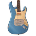 Waterslide S-Style Coodercaster Lake Placid Blue w/ Mojo Lap Steel & Gold Foil Pickups - MusicMarket