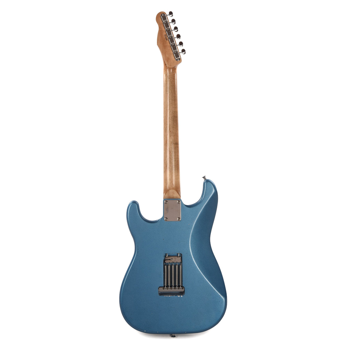 Waterslide S-Style Coodercaster Lake Placid Blue w/ Mojo Lap Steel & Gold Foil Pickups - View 5 | MusicMarket