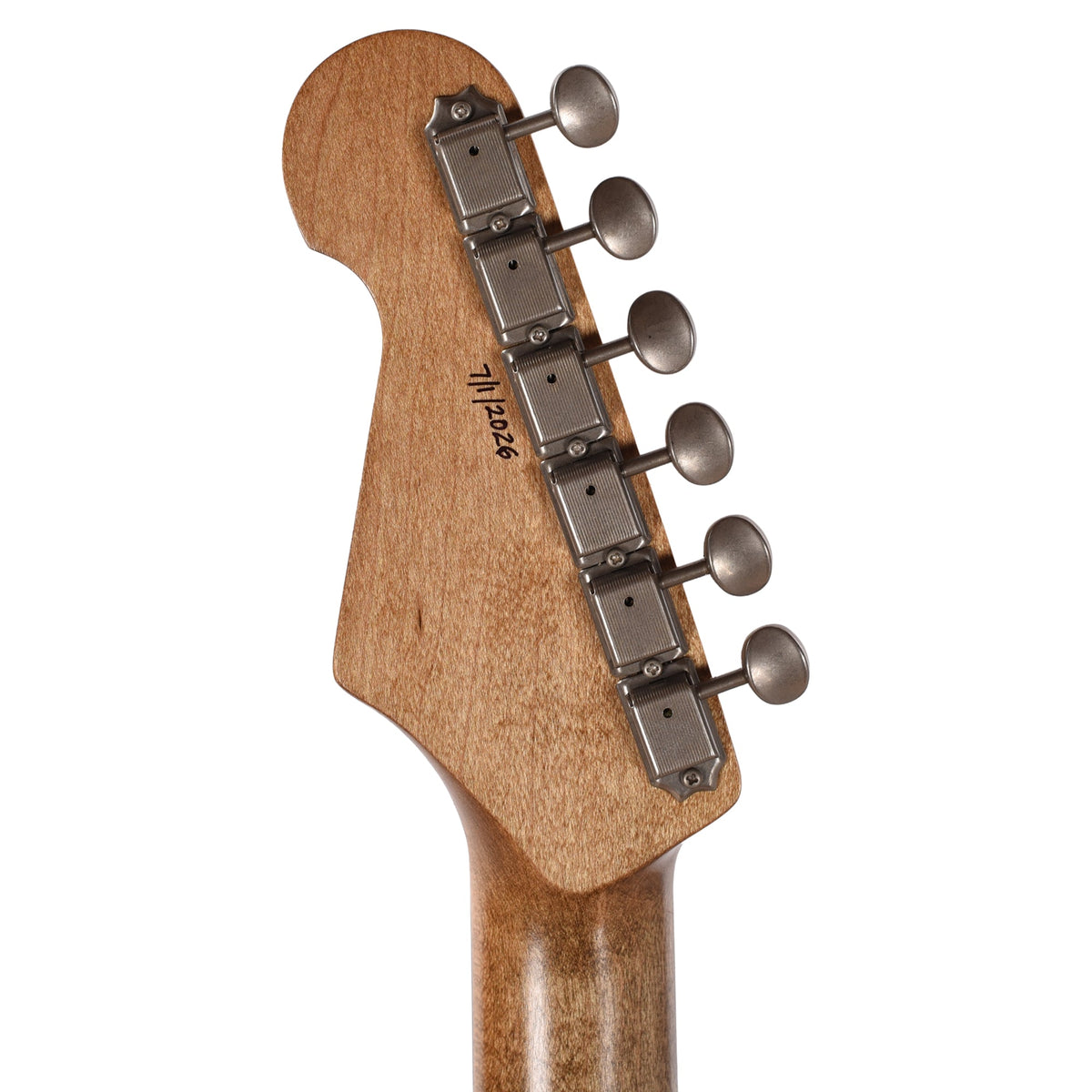Waterslide Offset Aged Black Nitro w/ Lollar Regal 3x3 Pickups - View 7 | MusicMarket