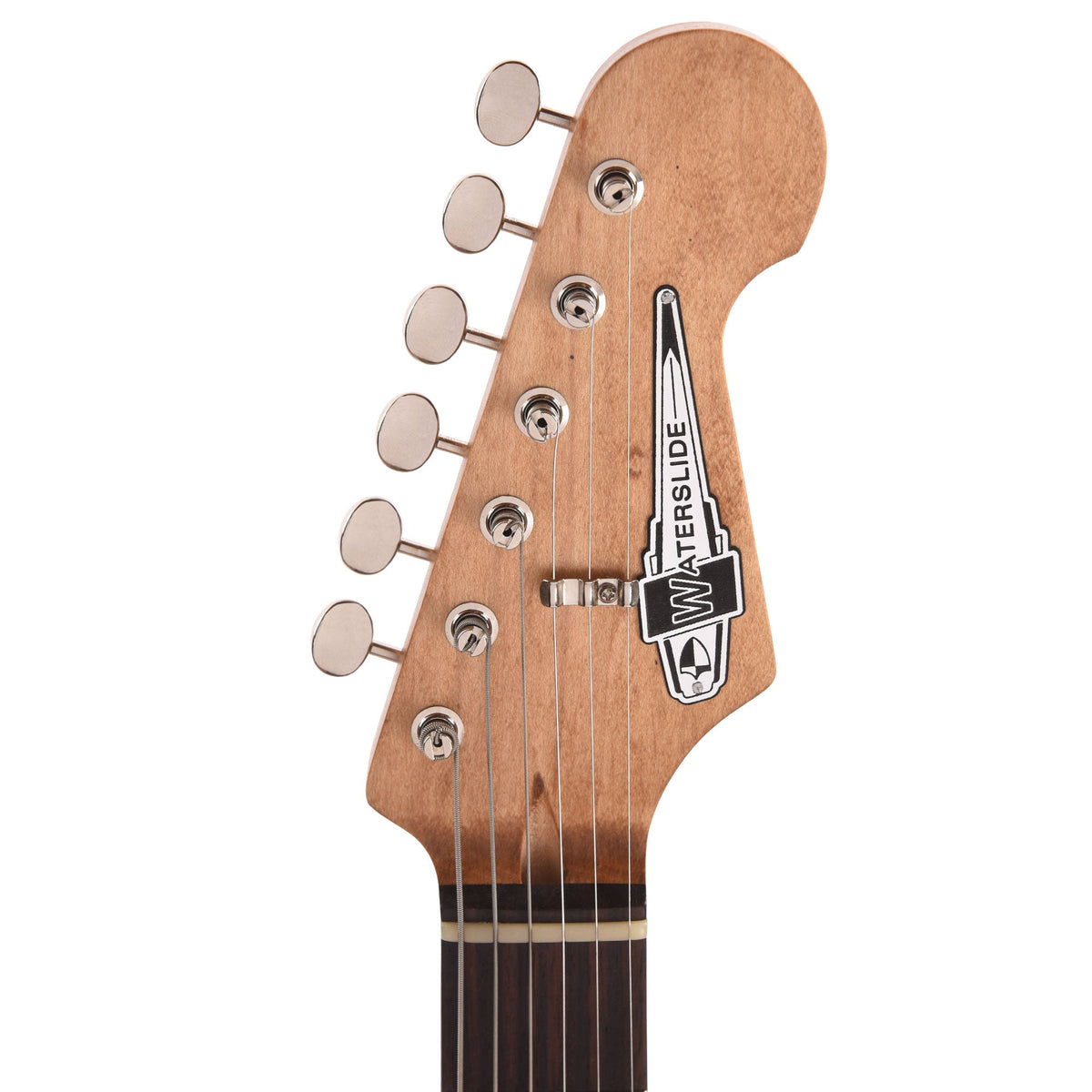 Waterslide S-Style Coodercaster Aged Sunburst Nitro w/ Mojo Lap Steel & Gold Foil Pickups - View 6 | MusicMarket