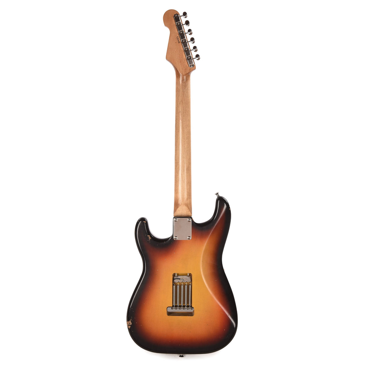 Waterslide S-Style Coodercaster Aged Sunburst Nitro w/ Mojo Lap Steel & Gold Foil Pickups - View 5 | MusicMarket