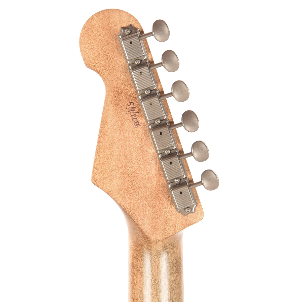 Waterslide S-Style Coodercaster Aged White Nitro w/ Mojo Lap Steel & Gold Foil Pickups - View 7 | MusicMarket