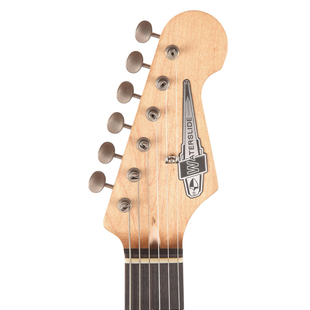 Waterslide S-Style Coodercaster Aged White Nitro w/ Mojo Lap Steel & Gold Foil Pickups - View 6 | MusicMarket