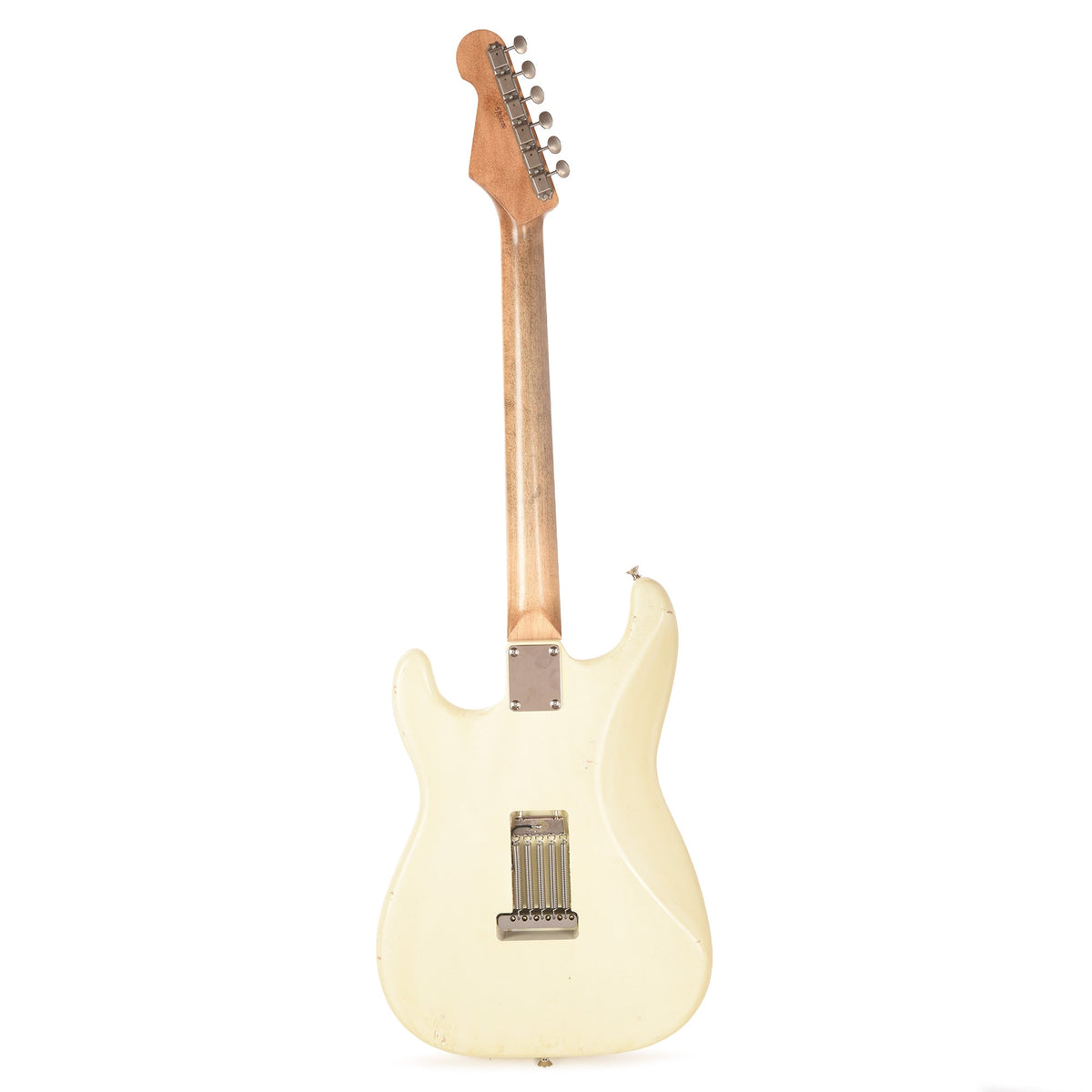 Waterslide S-Style Coodercaster Aged White Nitro w/ Mojo Lap Steel & Gold Foil Pickups - View 5 | MusicMarket