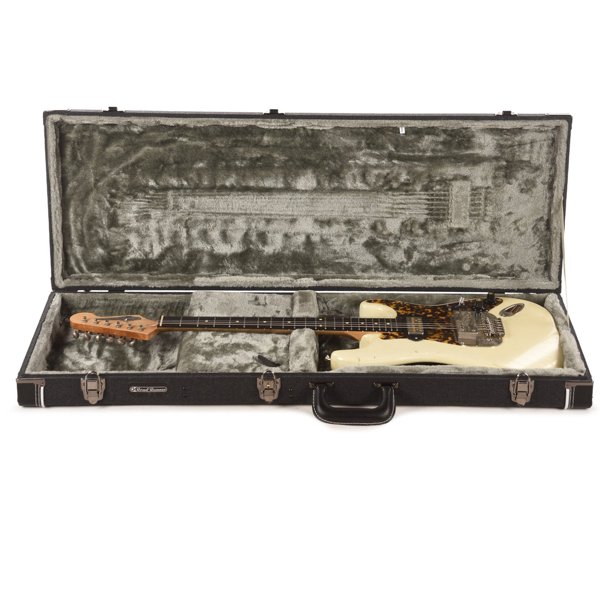 Waterslide S-Style Coodercaster Aged White Nitro w/ Mojo Lap Steel & Gold Foil Pickups - View 8 | MusicMarket
