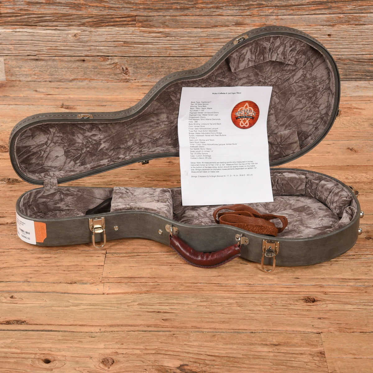 Weber Mandolins Gallatin F-14-F Brown - View 9 | MusicMarket