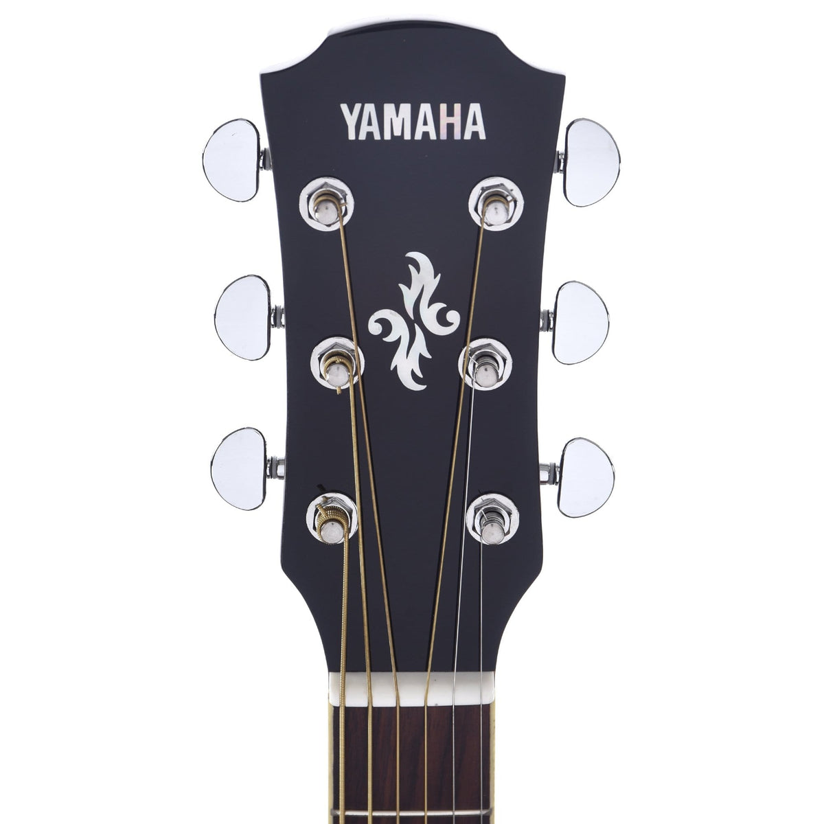Yamaha APX600FM Flame Maple Amber Acoustic-Electric Guitar - View 6 | MusicMarket