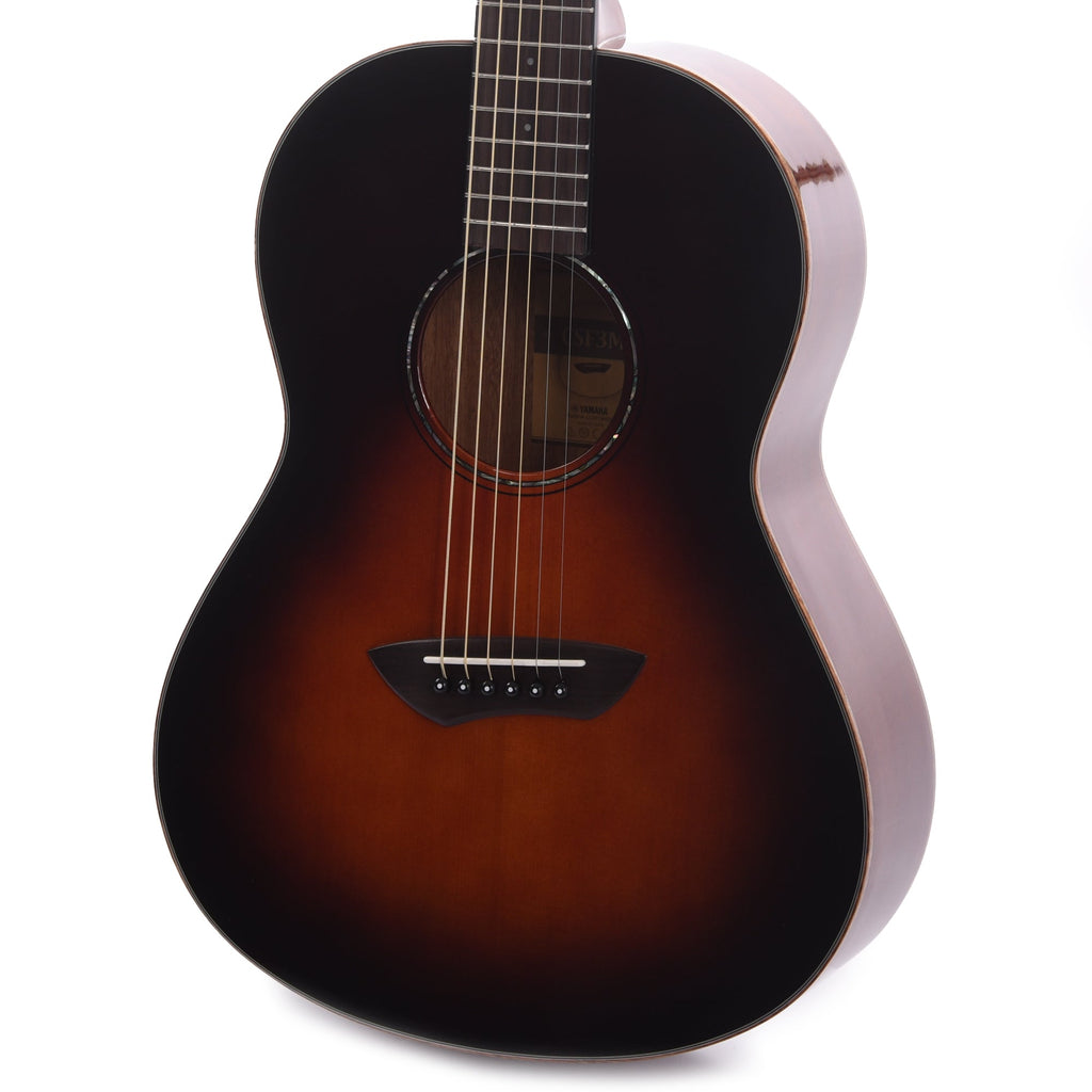 Yamaha CSF3M Parlor Acoustic/Electric Guitar Tobacco Sunburst - View 2 | MusicMarket