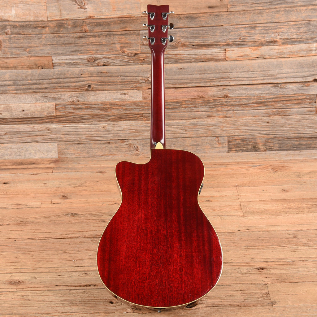 Yamaha FSC-TA TransAcoustic Concert Ruby Red 2017 - View 5 | MusicMarket