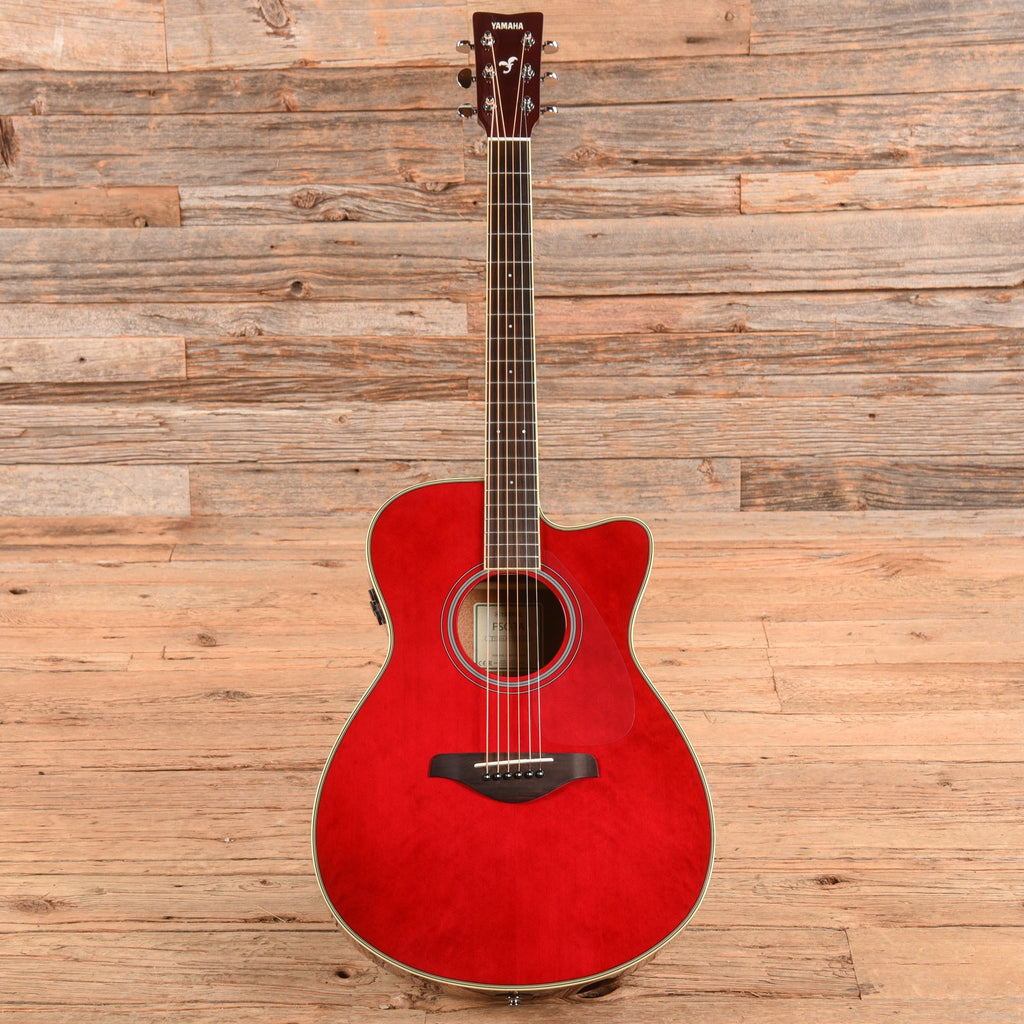 Yamaha FSC-TA TransAcoustic Concert Ruby Red 2017 - View 4 | MusicMarket