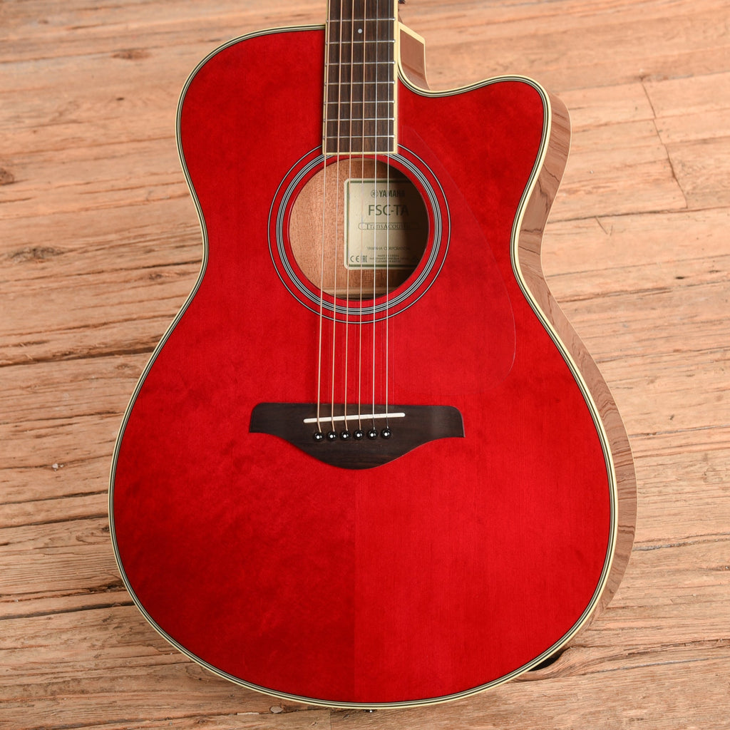 Yamaha FSC-TA TransAcoustic Concert Ruby Red 2017 - View 2 | MusicMarket