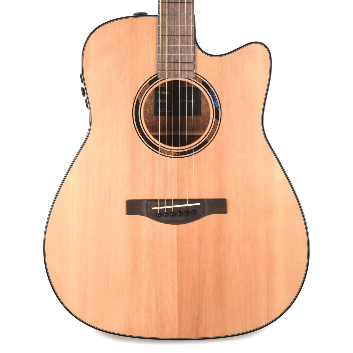 Yamaha TAG1 C TransAcoustic Acoustic-Electric Guitar w/ Built In Effects Natural - View 2 | MusicMarket