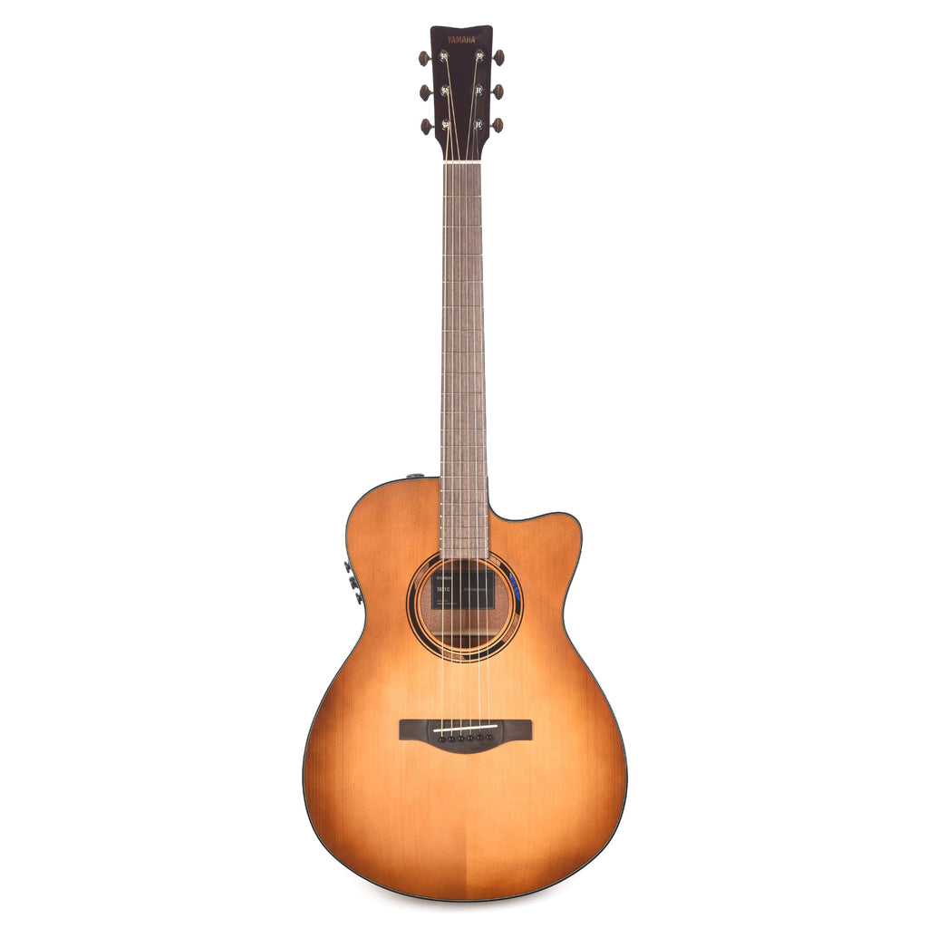 Yamaha TAS1 C TransAcoustic Acoustic-Electric Guitar w/ Built In Effects Sand Burst - View 4 | MusicMarket