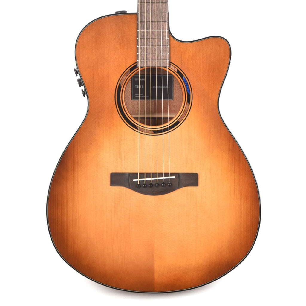 Yamaha TAS1 C TransAcoustic Acoustic-Electric Guitar w/ Built In Effects Sand Burst - View 2 | MusicMarket