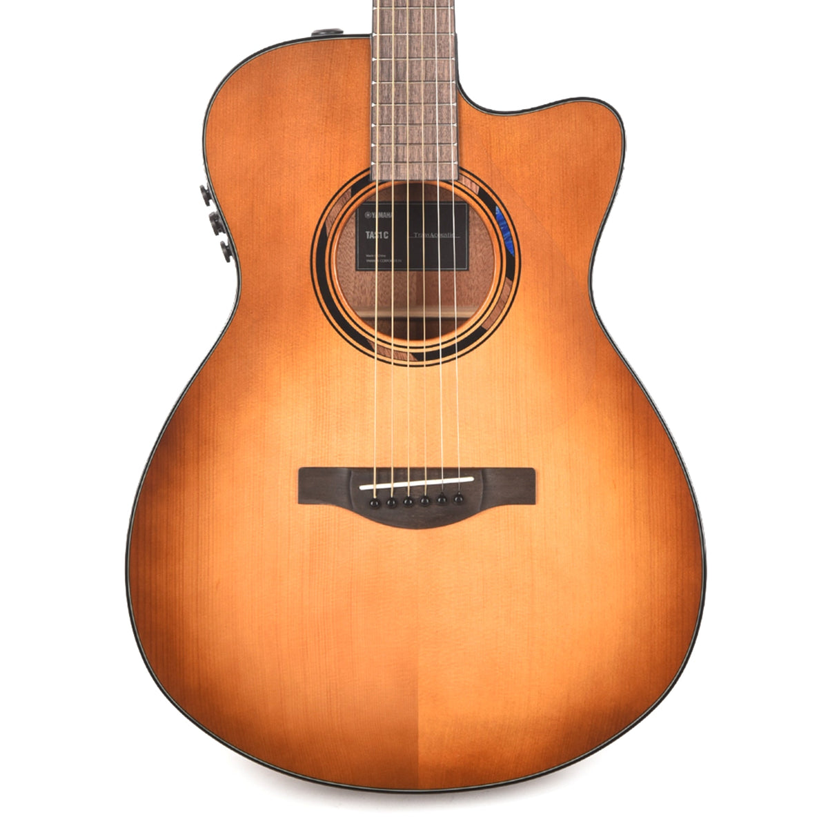 Yamaha TAS1 C TransAcoustic Acoustic-Electric Guitar w/ Built In Effects Sand Burst - View 2 | MusicMarket
