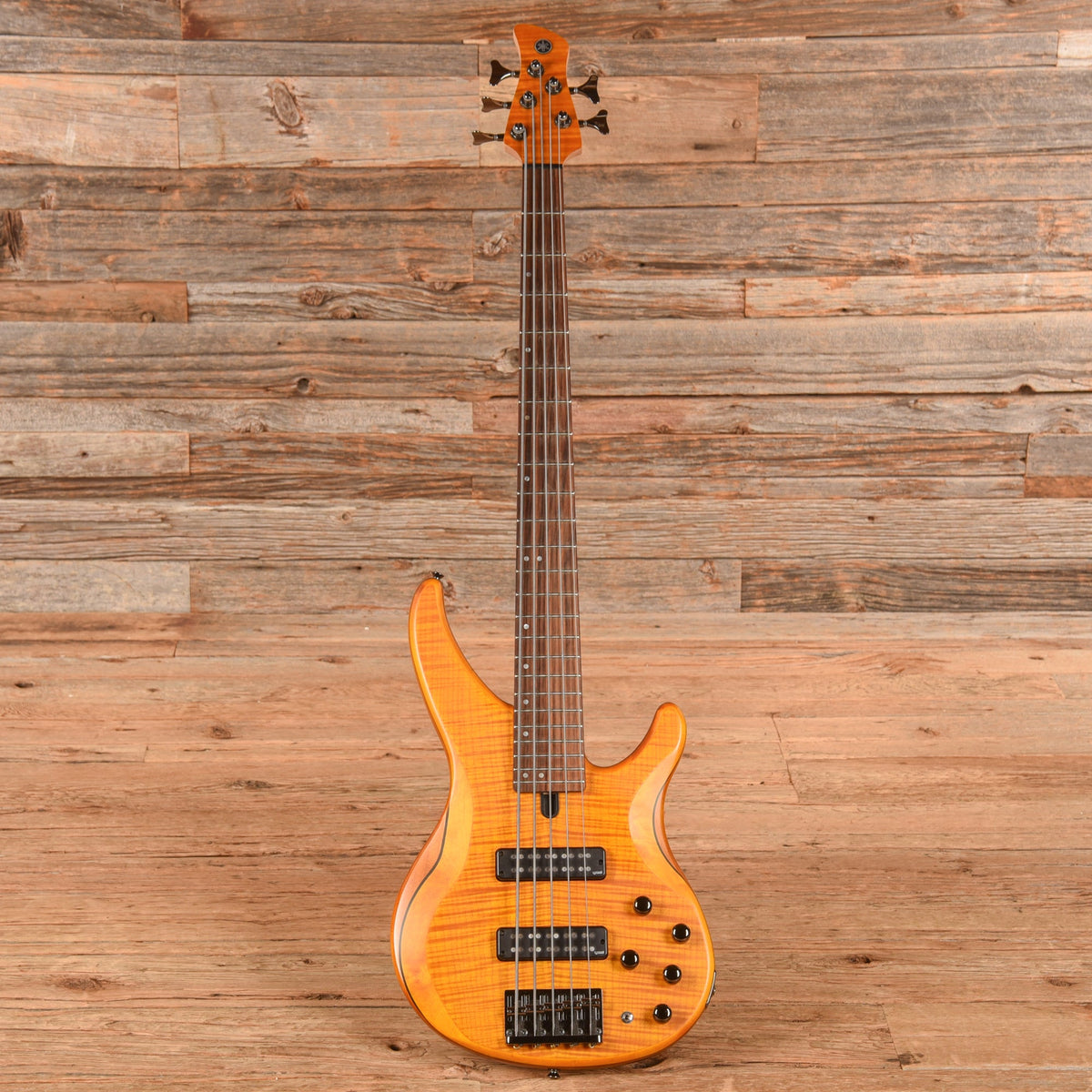 Yamaha TRBX605FM-5 String Satin Natural - View 4 | MusicMarket