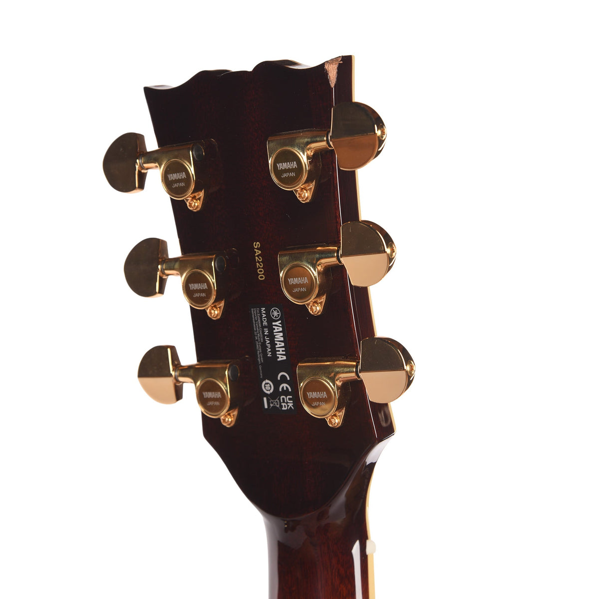 Yamaha SA2200 Semi-Hollow Electric Guitar Violin Sunburst - View 9 | MusicMarket