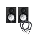 Yamaha HS8 8" Studio Monitor Pair and (2) TRS Cable Bundle - MusicMarket