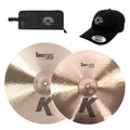 Zildjian 17/19" K Sweet Crash Cymbal Set w/CDE Logo Hat & Stick Bag - MusicMarket